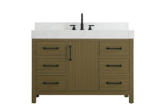 Nathan Bathroom Vanity in Chestnut Brown (173|VF60648MCB-BS)