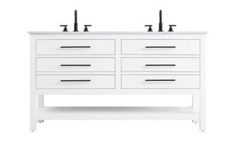 Karson Bathroom Vanity in White (173|VF60560DWH)