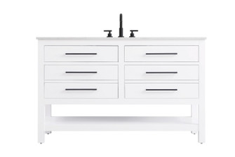 Karson Bathroom Vanity in White (173|VF60554WH)
