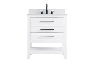Karson Bathroom Vanity in White (173|VF60530WH-BS)
