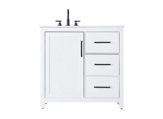 Alina Bathroom Vanity in White (173|VF29536WH)