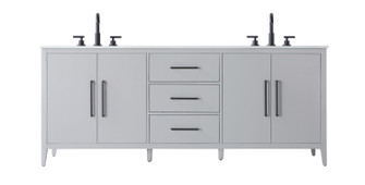 Millie Bathroom Vanity in Grey (173|VF29384DGR)