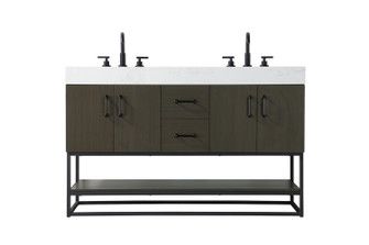Caroline Bathroom Vanity in Mocha Brown (173|VF29254DMMB)