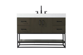 Caroline Bathroom Vanity in Mocha Brown (173|VF29248MMB)