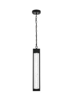 Amaris LED Outdoor Pendant in Black and Clear (173|OD604H23BK)