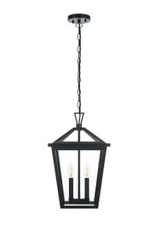 Frankford Two Light Outdoor Pendant in Black (173|OD334H19BK)