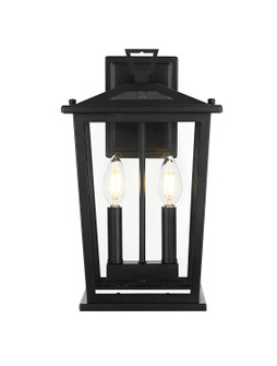 Berks Two Light Outdoor Wall Sconce in Black (173|OD333W15BK)