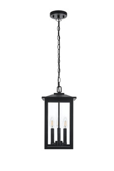 Carlisle Three Light Outdoor Pendant in Black (173|OD325H17BK)
