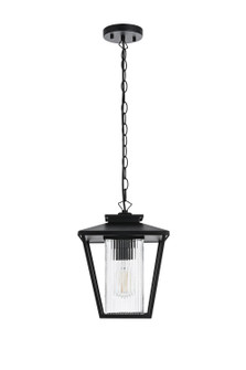 Gaul One Light Outdoor Pendant in Black (173|OD306H14BK)