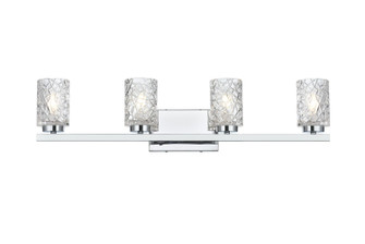 Cassie Four Light Wall Sconce in Chrome and Clear (173|LD7028W32C)