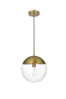 Eclipse One Light Pendant in Satin Gold and Clear (173|LD6039SG)