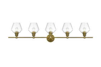 Gene Five Light Wall Sconce in Satin Gold (173|LD2324SG)