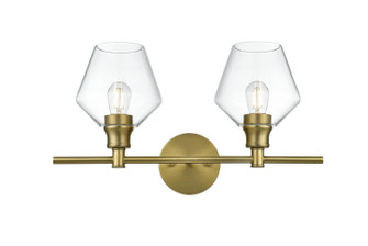 Gene Two Light Wall Sconce in Satin Gold (173|LD2312SG)