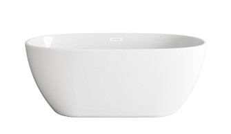 Allegra Soaking Bathtub in Glossy White (173|BT10759GW-WHT)