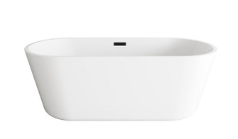 Odette Soaking Bathtub in Glossy White (173|BT10665GW-MBK)