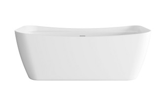 Harrieta Soaking Bathtub in Glossy White (173|BT10467GW-WHT)