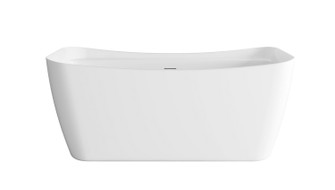 Harrieta Soaking Bathtub in Glossy White (173|BT10459GW-WHT)