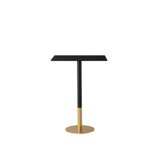 Ronan Pub Table in Black and Gold (173|AF11R2428BK)