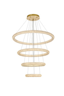 Bowen LED Chandelier in Satin Gold (173|3800G41SG)