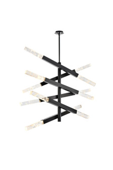 Ari 12 Light Pendant in Black and Clear (173|2085L6BK)