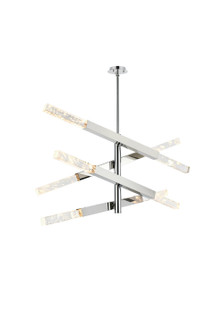 Ari Eight Light Pendant in Chrome and Clear (173|2085L4C)
