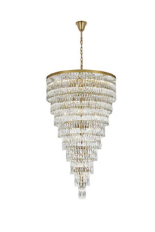 Josephine 61 Light Chandelier in Satin Gold and Clear (173|1060SR41SG)