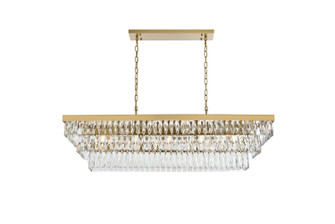 Josephine 17 Light Chandelier in Satin Gold and Clear (173|1060G48SG)