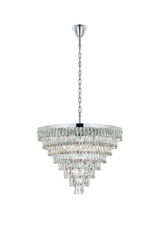 Josephine 29 Light Chandelier in Chrome and Clear (173|1060D36C)