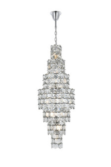 Adaline 26 Light Chandelier in Chrome and Clear (173|1050SR24C)