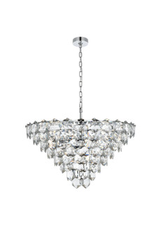 Adaline 15 Light Chandelier in Chrome and Clear (173|1050D32C)