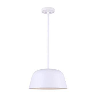 Kiliam One Light Pendant in Matte White (387|IPL1098A01WH)