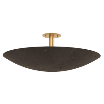 Bern Three Light Flush Mount in Vintage Brass (70|8728-VB/BRZ)
