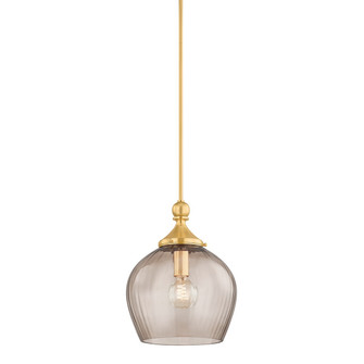 Chatton One Light Pendant in Aged Brass (70|6913-AGB)