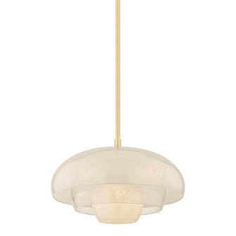 Auburndale One Light Pendant in Aged Brass (70|3718-AGB)