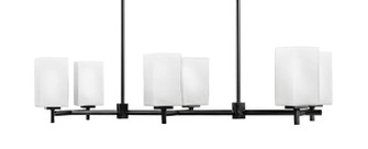 Franklin Six Light Island Pendant in Matte Black (200|1226-MB-531)