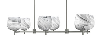 Franklin Six Light Island Pendant in Graphite (200|1226-GP-4819)