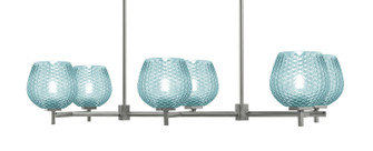 Franklin Six Light Island Pendant in Graphite (200|1226-GP-4605)