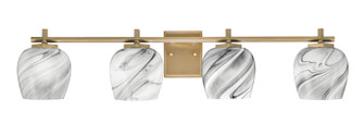 Franklin Four Light Bath Bar in New Age Brass (200|1214-NAB-4819)