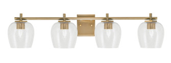 Franklin Four Light Bath Bar in New Age Brass (200|1214-NAB-4810)