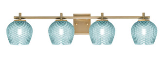 Franklin Four Light Bath Bar in New Age Brass (200|1214-NAB-4605)