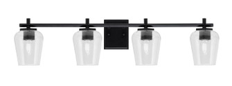 Franklin Four Light Bath Bar in Matte Black (200|1214-MB-210)