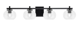 Franklin Four Light Bath Bar in Matte Black (200|1214-MB-202)