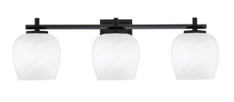 Franklin Three Light Bath Bar in Matte Black (200|1213-MB-4811)