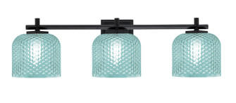 Franklin Three Light Bath Bar in Matte Black (200|1213-MB-4615)