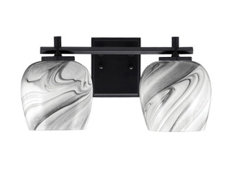 Franklin Two Light Bath Bar in Matte Black (200|1212-MB-4819)