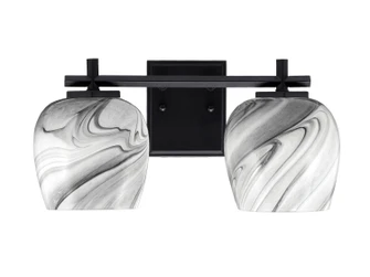 Franklin Two Light Bath Bar in Matte Black (200|1212-MB-4819)