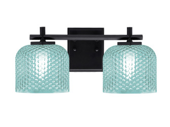 Franklin Two Light Bath Bar in Matte Black (200|1212-MB-4615)