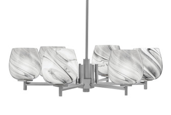 Franklin Six Light Chandelier in Graphite (200|1206-GP-4819)