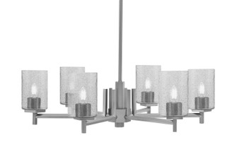 Franklin Six Light Chandelier in Graphite (200|1206-GP-3002)