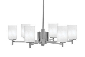 Franklin Six Light Chandelier in Graphite (200|1206-GP-3001)